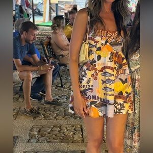 Maeve Layered Bustier Romper